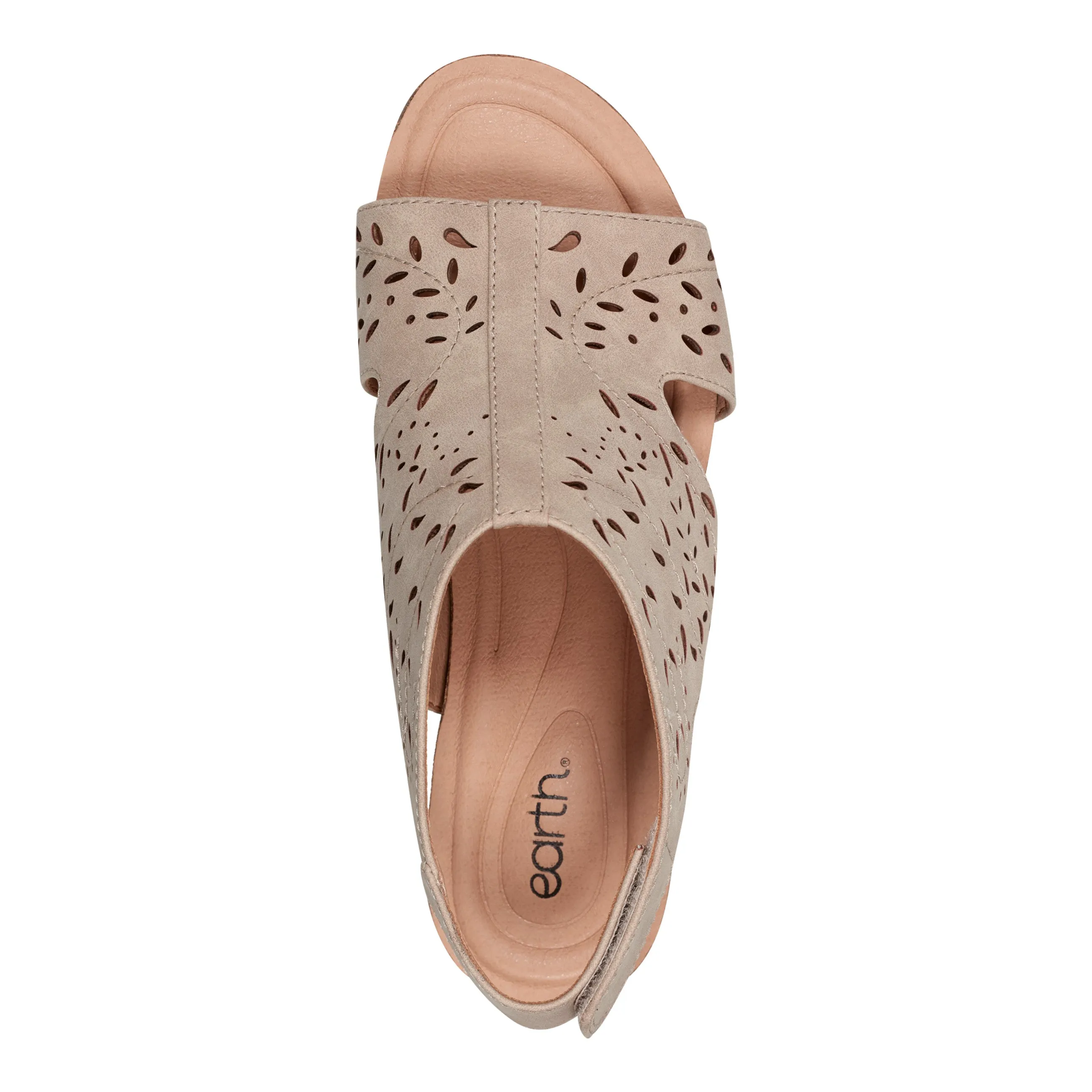 Halin Round Toe Casual Slingback Wedge Sandals