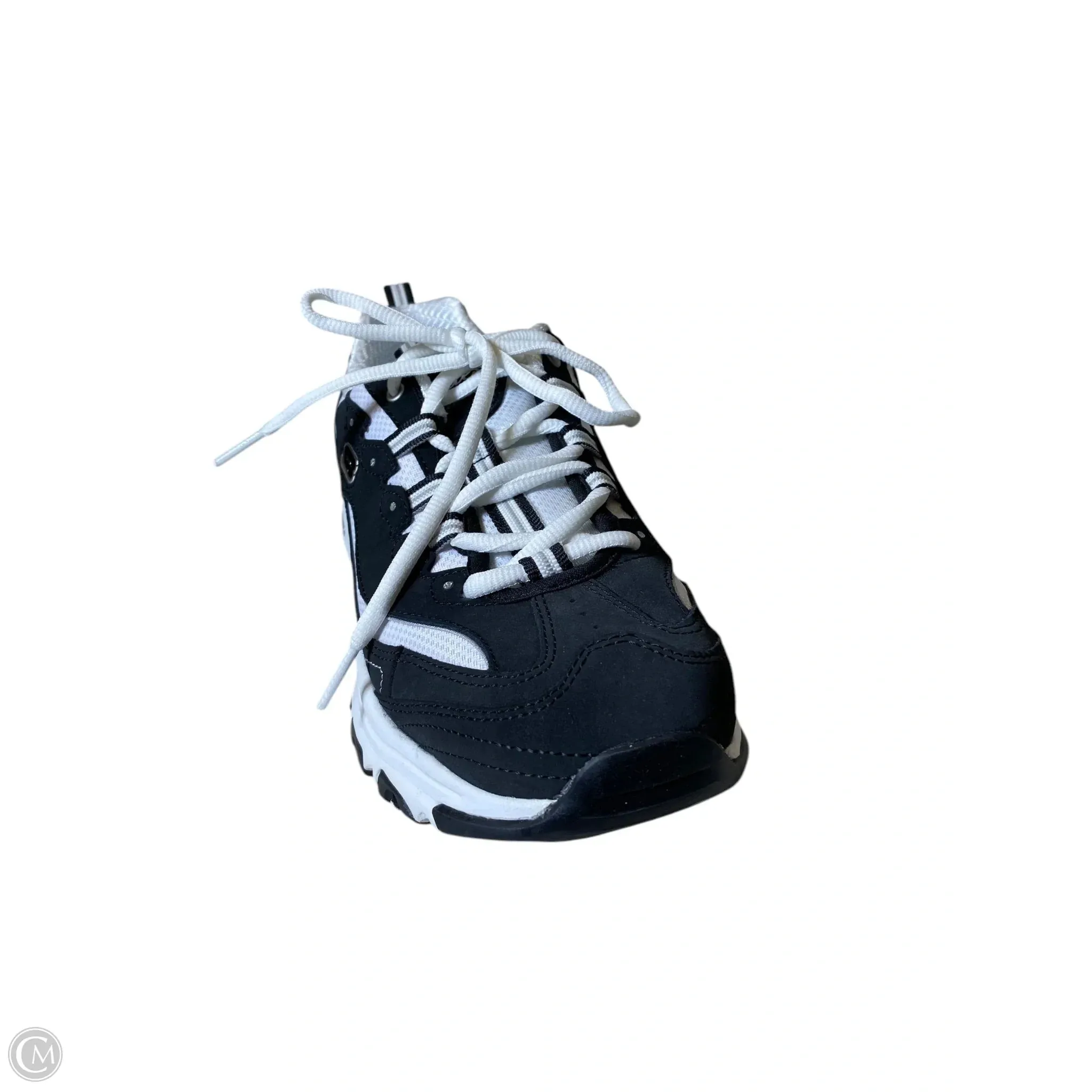 Shoes Sneakers Platform By Skechers In Black & White, Size: 10